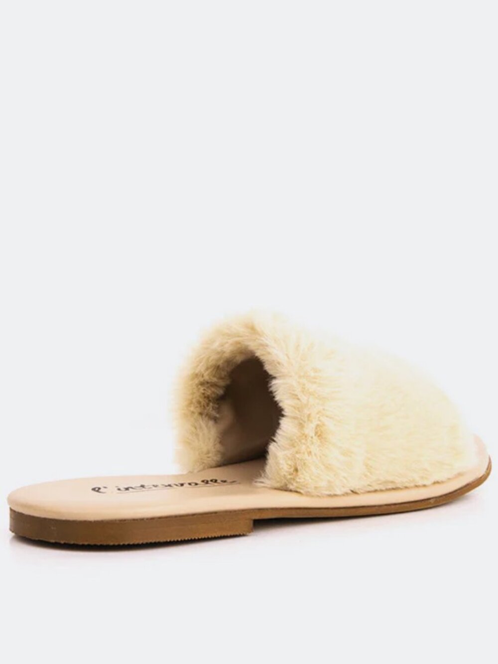 L’Intervalle Lillet Beige Faux Fur Slide Sandals – EU 41 (US 10) - Picture 8 of 8